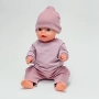 Spodnie fioletowe dresowe dla lalki Paola Reina 42 cm